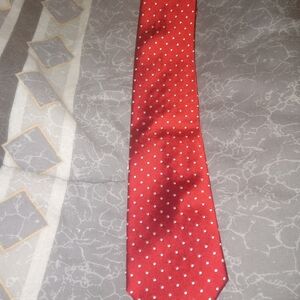 New Men's  Red Silk Tie by B by Brooks Brothers